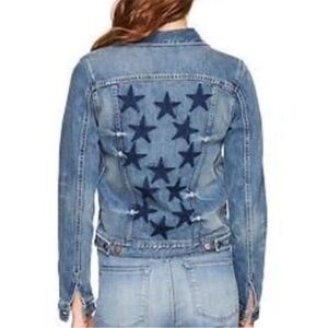 GAP 1969 Blue‎ Denim Jacket XS – Star-Back Graphic Detail